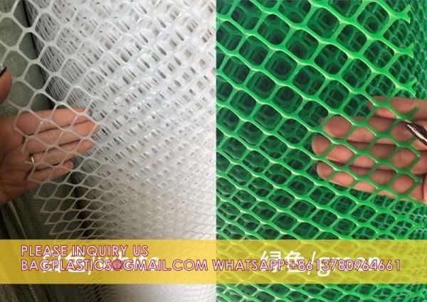 Quality Customized Plastic Flat Breeding Mesh Bird Safety Net For Chicken Farm Poultry for sale