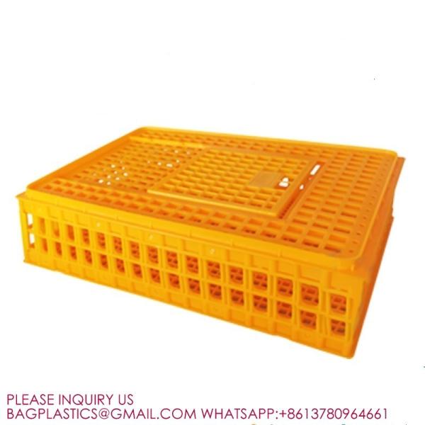 Quality Poultry Crates Poultry Carrier Boxes Plastic Transport Chicken Cage Poultry for sale