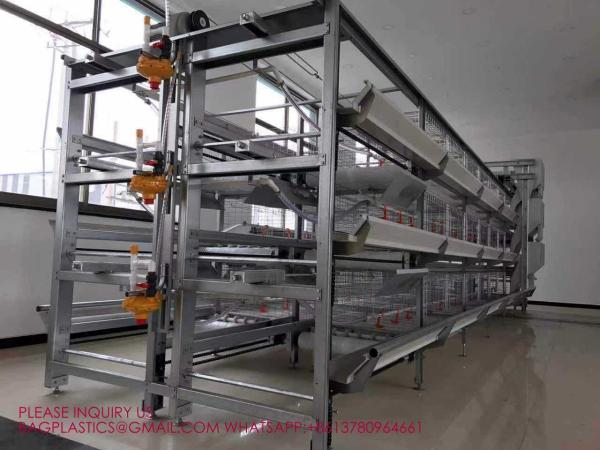 Quality Modern Design H Type Automatic Egg Poultry Farms Battery Layer Chicken Cages for sale
