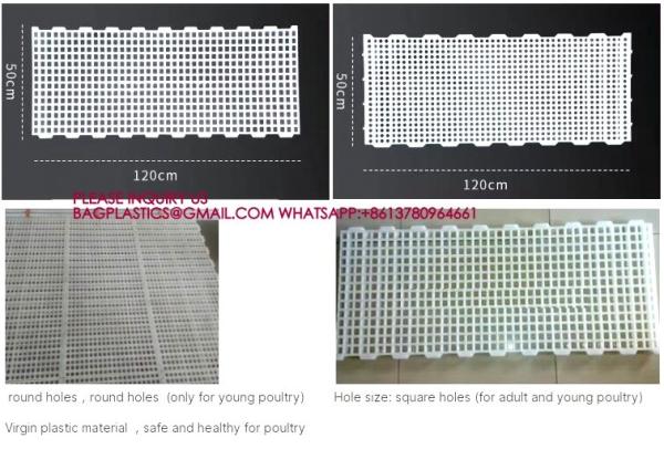 Quality Chicken Plastic Slat Floor Poultry Farm Slatted Flooring Green color 40*27cm for sale