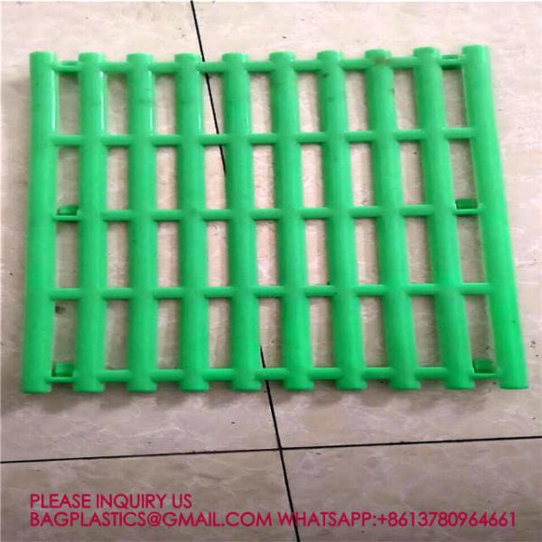 Quality Green Color 40*27cm Rabbit Slat Floor Chicken Plastic Slat Floor Poultry Farm for sale