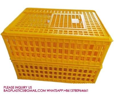 中国 Plastic Poultry Transport Cage Transport Box Transportation Crate Chicken, Duck, Goose Cage 販売のため