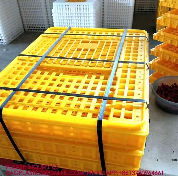 Quality Plastic Poultry Transport Cage Transport Box Transportation Crate Chicken, Duck, for sale