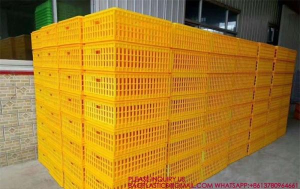 Quality Plastic Poultry Transport Cage Transport Box Transportation Crate Chicken, Duck, for sale