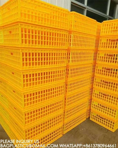 Quality Plastic Poultry Transport Cage Transport Box Transportation Crate Chicken, Duck, for sale