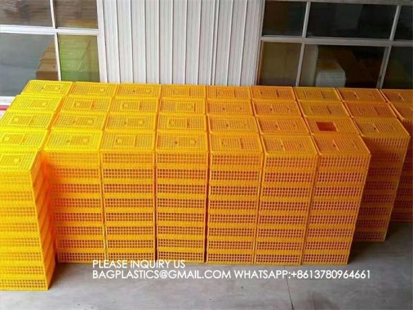 Quality Plastic Poultry Transport Cage Transport Box Transportation Crate Chicken, Duck, for sale