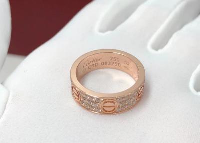 中国 簡単なカスタマイズされた18K金の婚約指輪、18kイエロー・ゴールドのダイヤモンド指輪 販売のため