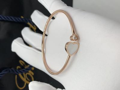 China Joia natural das pulseira do ouro do quilate de Diamond Heart Pendant 18 das mulheres como o presente à venda