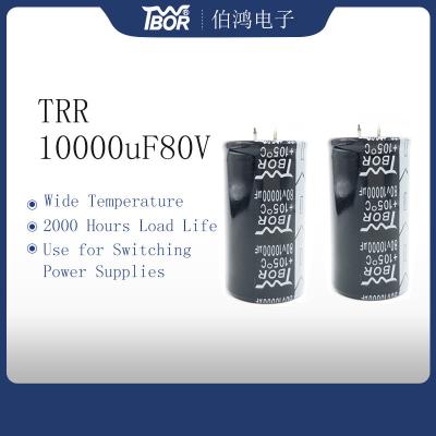 China TW BOR 10000UF80V Snap In Aluminum Electrolytic Capacitors 35X60mm for sale
