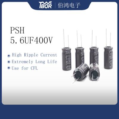Китай 5000 весьма длинной жизни конденсатора 5.6UF 400V часов конденсаторов радиального руководства электролитических продается