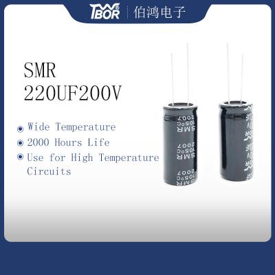 China 220uF 200V Radial Lead Capacitors 18X35mm General Purpose Capacitor for sale