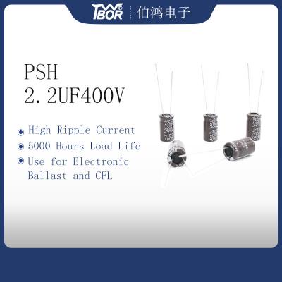 China 2.2UF400V High Voltage Electrolytic Capacitor 8X12mm High Ripple Current Capacitors for sale