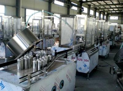 China Automated Liquid Aerosol Filling Machine / Insecticide Bottle Sealing Machine for sale