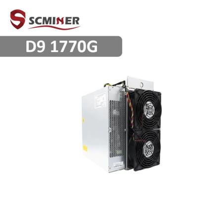 China 1770G Consumption 2839W Dash Miner D9 Asic Advanced Chip Technology for sale