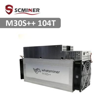 China 104T Asic Mining Machine 3224W M30S++ Long Term Stable Operation for sale