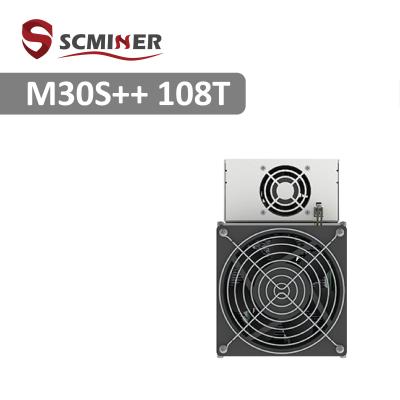China Whatsminer Shop 108T M30S++ 3240W Highly Reliable Miner Lifespan for sale