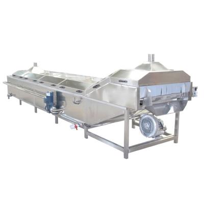 China Stainless Steel 6.5KW 1000kg/H Vegetable Blanching Machine Restaurant for sale