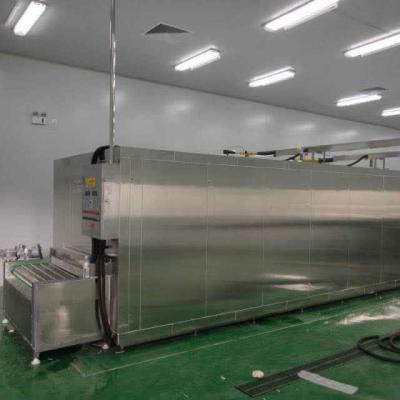 China Máquina de la congelación de alimentos de las patatas fritas de las patatas del camarón de la planta de tratamiento de los mariscos IQF en venta