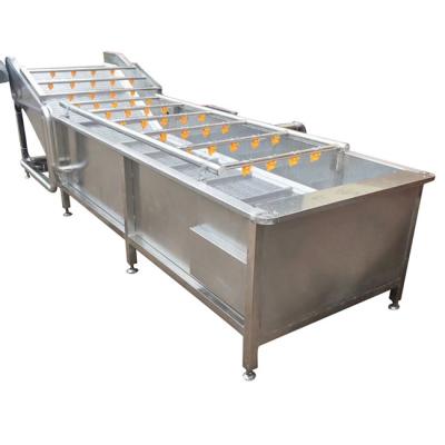 China Carrot Tomato Ginger 1800kg/H Bubble Washing Machine To Clean Vegetables for sale