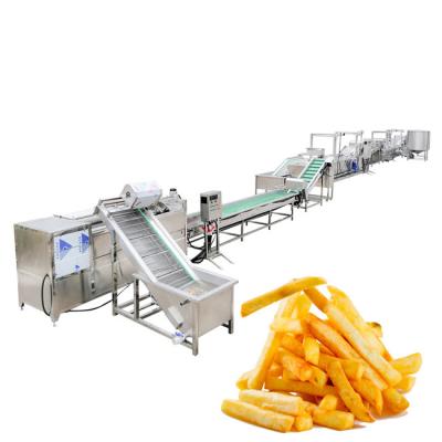 China As batatas fritas inteiramente auto fazem à máquina a máquina de processamento da batata 2000kg/H à venda