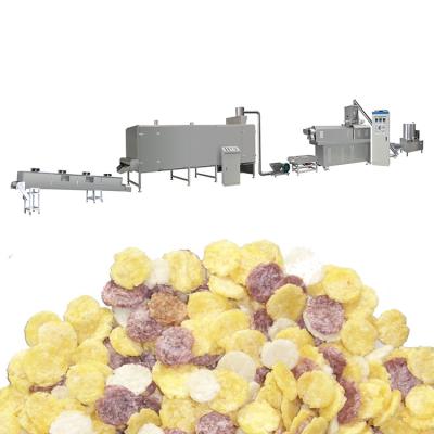 China 350kg/H Twin Screw Corn Flakes Puffed Rice Machine Wear Resistant for sale