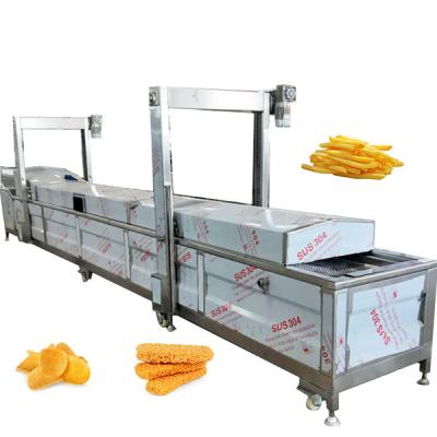 China Kartoffel Chips Deep Fryer 200kg/H der Teig Falafel-industrielle bratene Maschinen-220V zu verkaufen
