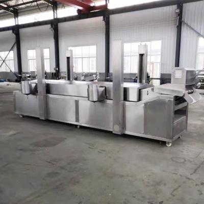 China Shrimp Banana Chip Snacks Continuous Deep Fryer 36kw for sale