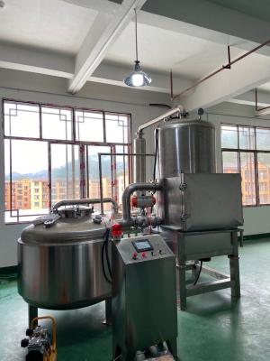 China las setas industriales de la máquina que fríen 200kg/Batch limpian freír con la aspiradora la máquina en venta