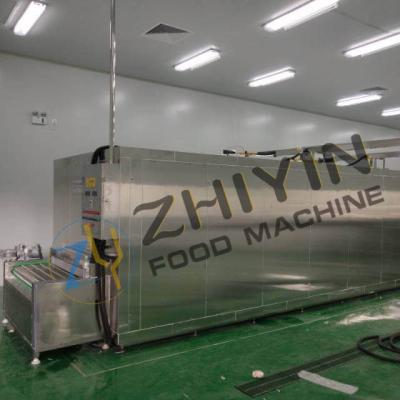 China SUS304 Automatic Vegetable Food Freezing Machine 1000KG/H for sale