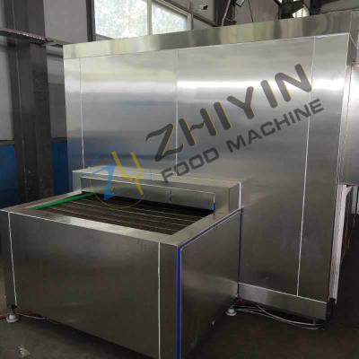 China 2000kg/H Vegetable Fluidized Food Freezing Machine Inverter Control for sale