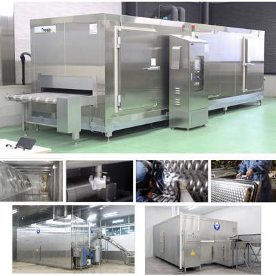 China 300KG/H fluidificó el tipo del túnel de la máquina de la congelación de alimentos de los mariscos en venta