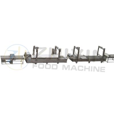 China 304SUS Cassava Potato French Fries Production Line Adjustable for sale