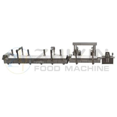 China Stainless Steel 304 Cassava Potato Chip Making Machine Steam Heating for sale