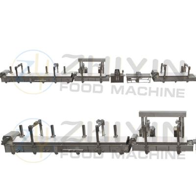 China Full Automatic French Fries Production Line 304SUS Potato Chips Making Machine for sale