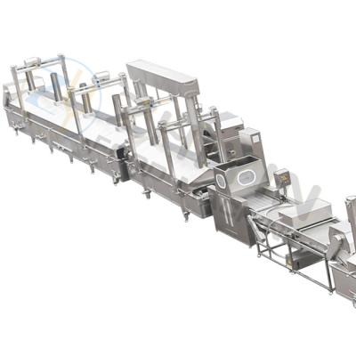 China Banana Slice Potato Chips French Fries Production Line 200kg/H for sale