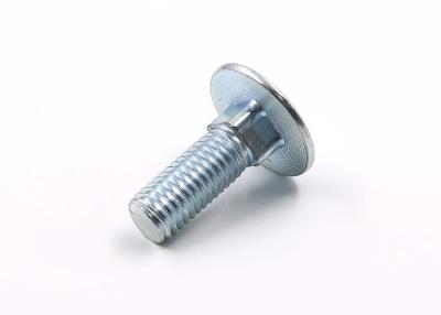 China Mushroom Head Grade 4.8 Galvanized Carriage Bolts Fully Threaded With Square Neck for sale