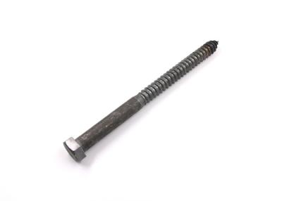 China 10 Inch Long Steel Wood Screws , Hex Head Lag Bolts ASME B18.2.1 Standard for sale