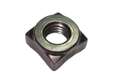 China DIN928 Plain Fastener Nuts , Steel Square Weld Nut For Automobile Manufacturing for sale