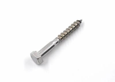 China Stainless Steel A2 Hex Head Lag Screws for Wooden Structures Installation for sale