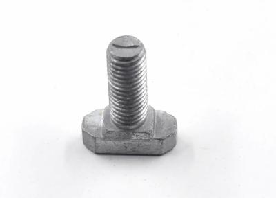 China Grade 8.8 Hammer Head Bolt Hot Dip Galvanized With Square Neck For Mounting Rail for sale