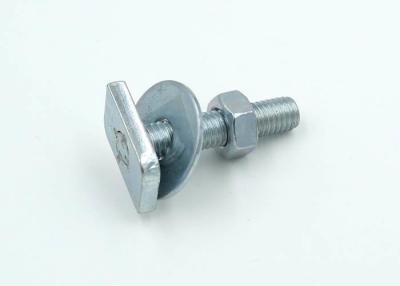 China Galavanized Mild Steel Square Head Bolts with Hex Nuts and Flat Washers for sale