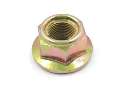 Chine Galvanized ISO7044 Grade 10 All-Metal Prevailing Torque Type Hexagon Flange Nuts With Spring Steel Rings à vendre