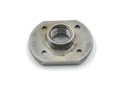 China Plain Mild Steel T Weld Nuts with 4 Projection Points M6-M12 for Automobiles for sale