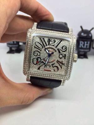 China FRANCK MULLER KING CONQUISTADOR 10000 K CC Automatic Men Watch Full Diamonds Case for sale