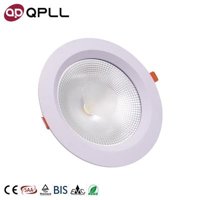 China 2021 Round 3CCT Modern Commercial Indoor Spot Down Light 7W 10W 15W 20W 30W LED COB Recessed Downlight for sale