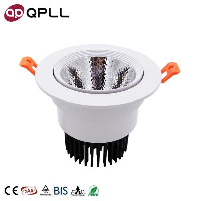 China Ajusteble Vintage Modern Commercial Indoor Small Black White Anti-glare Anti-glare Celling Spotlights 7W 15W 20W 30W 35W 40W LED Spot Lights for sale