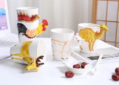 China 9cmx11cm 3D Ceramic Mugs for sale