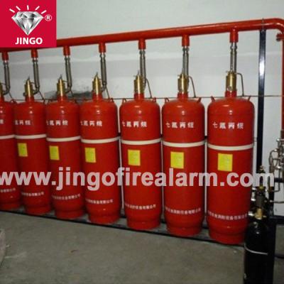 China Fire gas extinguisher pipeline FM200 extinguishing systems 70L for sale