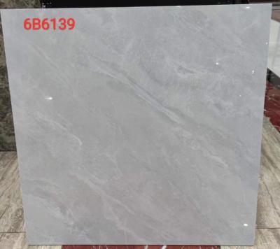 China High Gloss Glazed Porcelain Tile With Rectified Edge 600x600mm Frost Resistant for sale