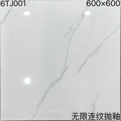 Китай Полированная квадратная керамическая плитка, нескользящая 600 х 600 мм фарфоровые плитки продается